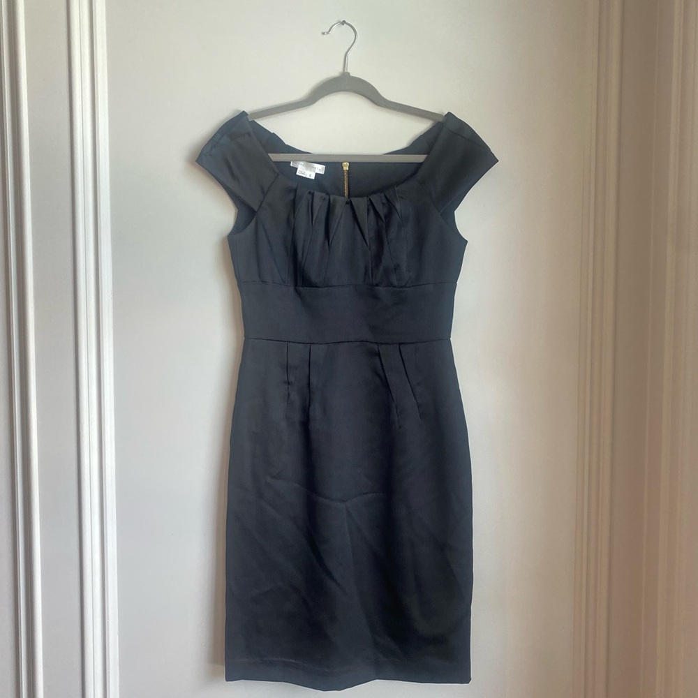 Black Cocktail Dress| Satin| Party Dress| Size 6